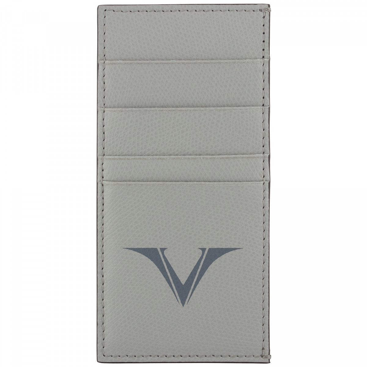 Держатель для кредитных карт кожаный Visconti VSCT серый, артикул KL04-03. Фото 1