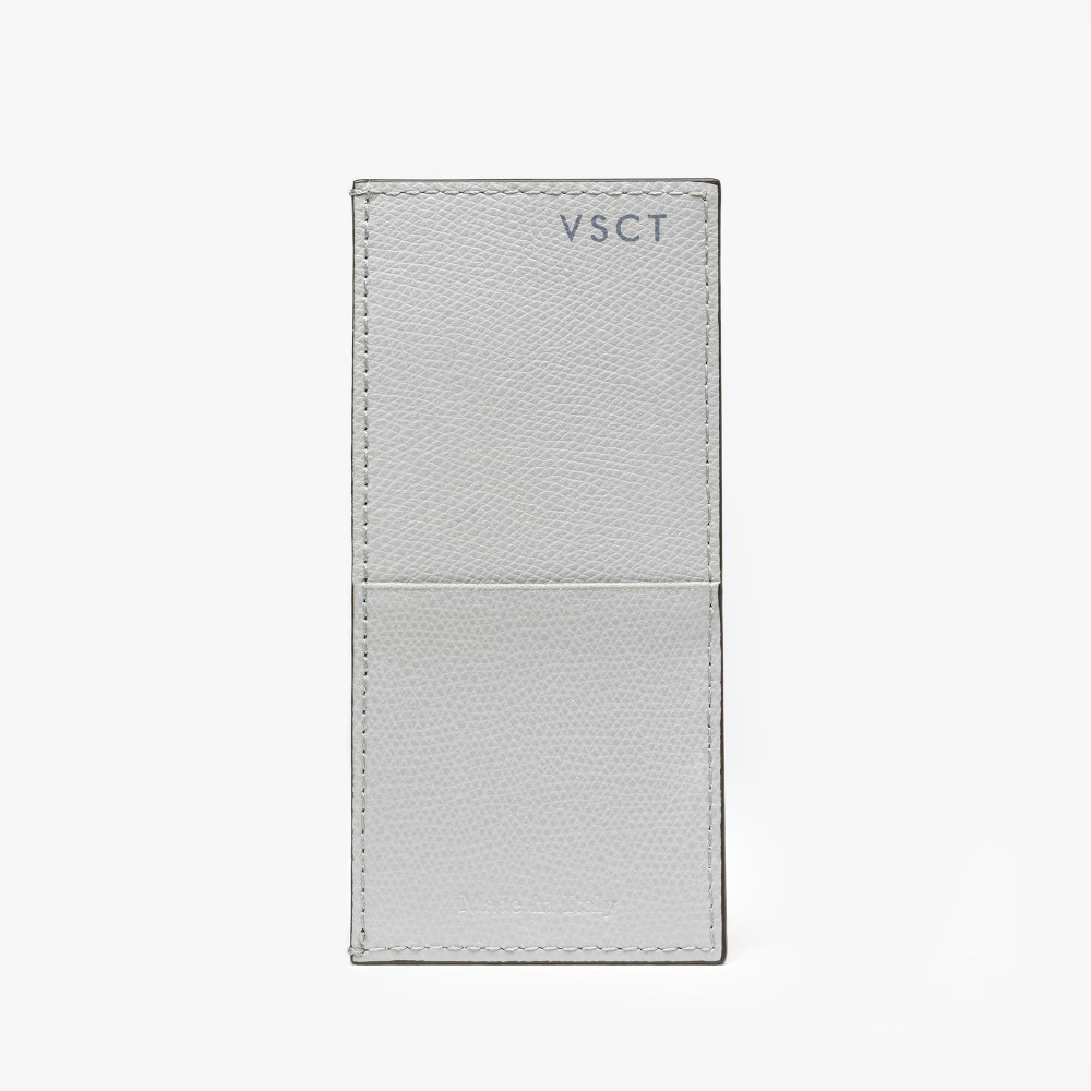 Держатель для кредитных карт кожаный Visconti VSCT серый, артикул KL04-03. Фото 5