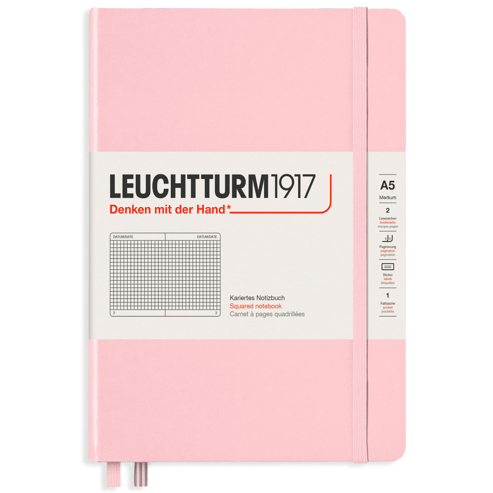 Записная книжка Leuchtturm Medium A5 Powder твердая обложка 251 стр, артикул 361577. Фото 10