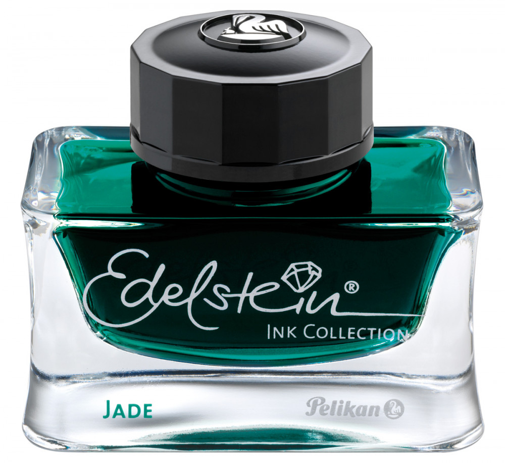 Флакон с чернилами Pelikan Edelstein Jade для перьевой ручки 50 мл светло-зеленый, артикул 339374. Фото 1