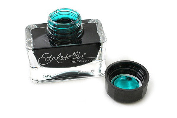 Флакон с чернилами Pelikan Edelstein Jade для перьевой ручки 50 мл светло-зеленый, артикул 339374. Фото 3