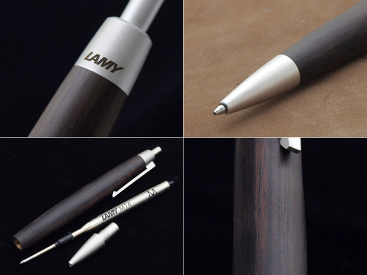 Шариковая ручка Lamy 2000 Black Wood, артикул 4029642. Фото 2