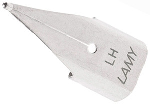 Сменное перо Lamy Z50 серебристое LH (для левшей), артикул 1615050. Фото 1