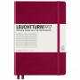 Записная книжка Leuchtturm Medium A5 Port Red твердая обложка 251 стр