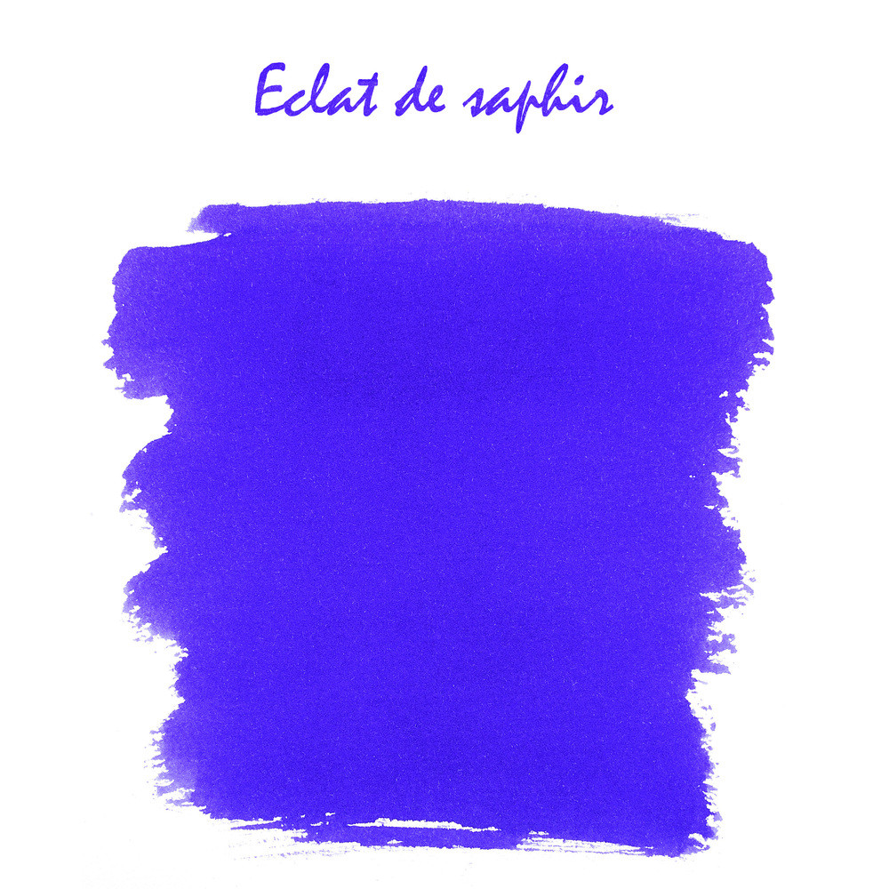 Флакон с чернилами Herbin Eclat de saphir (синий сапфир) 10 мл, артикул 11516T. Фото 2