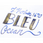 Чернила J. Herbin 1670 Bleu Ocean 50 мл (синий с золотыми блестками)