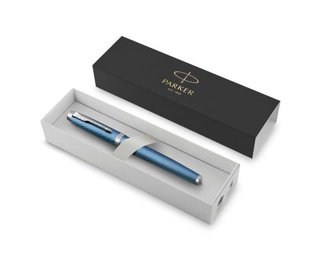 Перьевая ручка Parker IM Premium Blue Grey CT, артикул 2143651. Фото 4