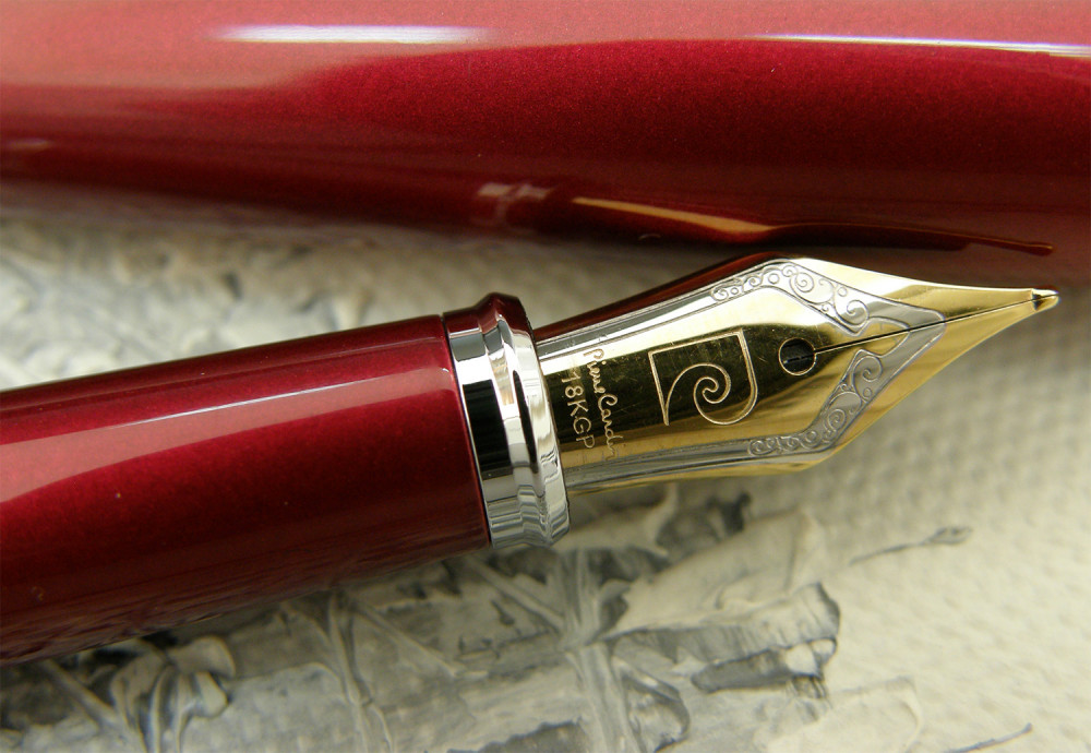 Перьевая ручка Pierre Cardin Secret красный лак, артикул PCA1563FP. Фото 4
