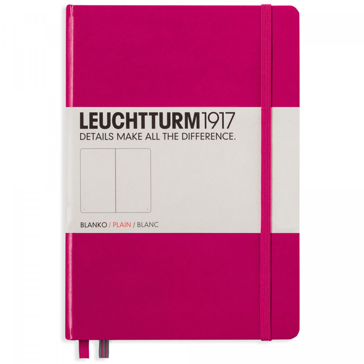 Записная книжка Leuchtturm Medium A5 Berry твердая обложка 251 стр, 344810 Записная книжка Leuchtturm Medium A5 Berry твердая обложка 251 стр, артикул 344810. Фото 1