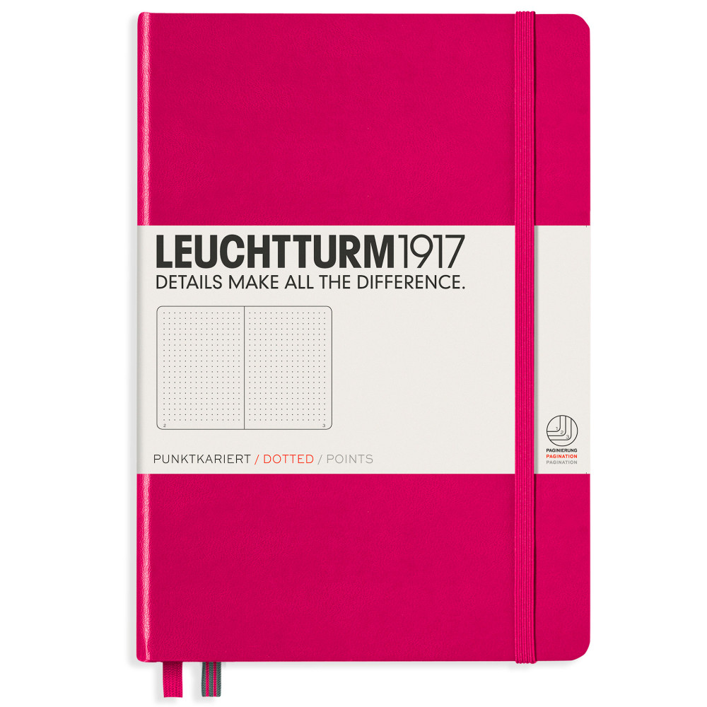 Записная книжка Leuchtturm Medium A5 Berry твердая обложка 251 стр, артикул 344810. Фото 8