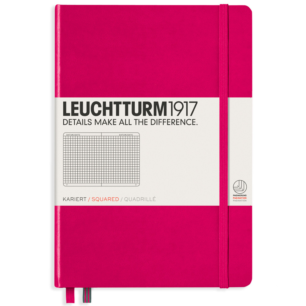 Записная книжка Leuchtturm Medium A5 Berry твердая обложка 251 стр, артикул 344810. Фото 10