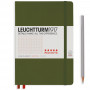 Записная книжка Leuchtturm Special Edition Red Dots A5 Army (в точку)