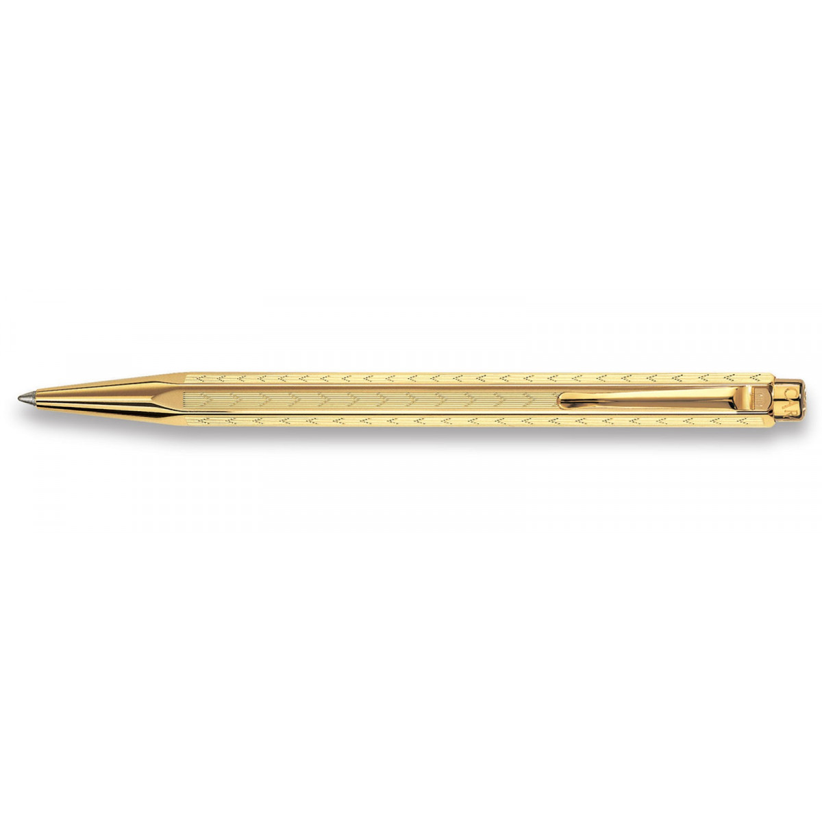 Шариковая ручка Caran d'Ache Ecridor Chevron Gold, 898.208 Шариковая ручка Caran d'Ache Ecridor Chevron Gold, артикул 898.208. Фото 1