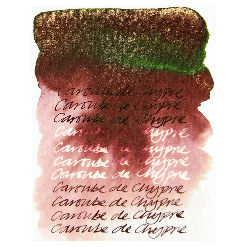 Чернила J. Herbin 1670 Caroube de Chypre 50 мл (коричневый с золотыми блестками), артикул 15045JT. Фото 5
