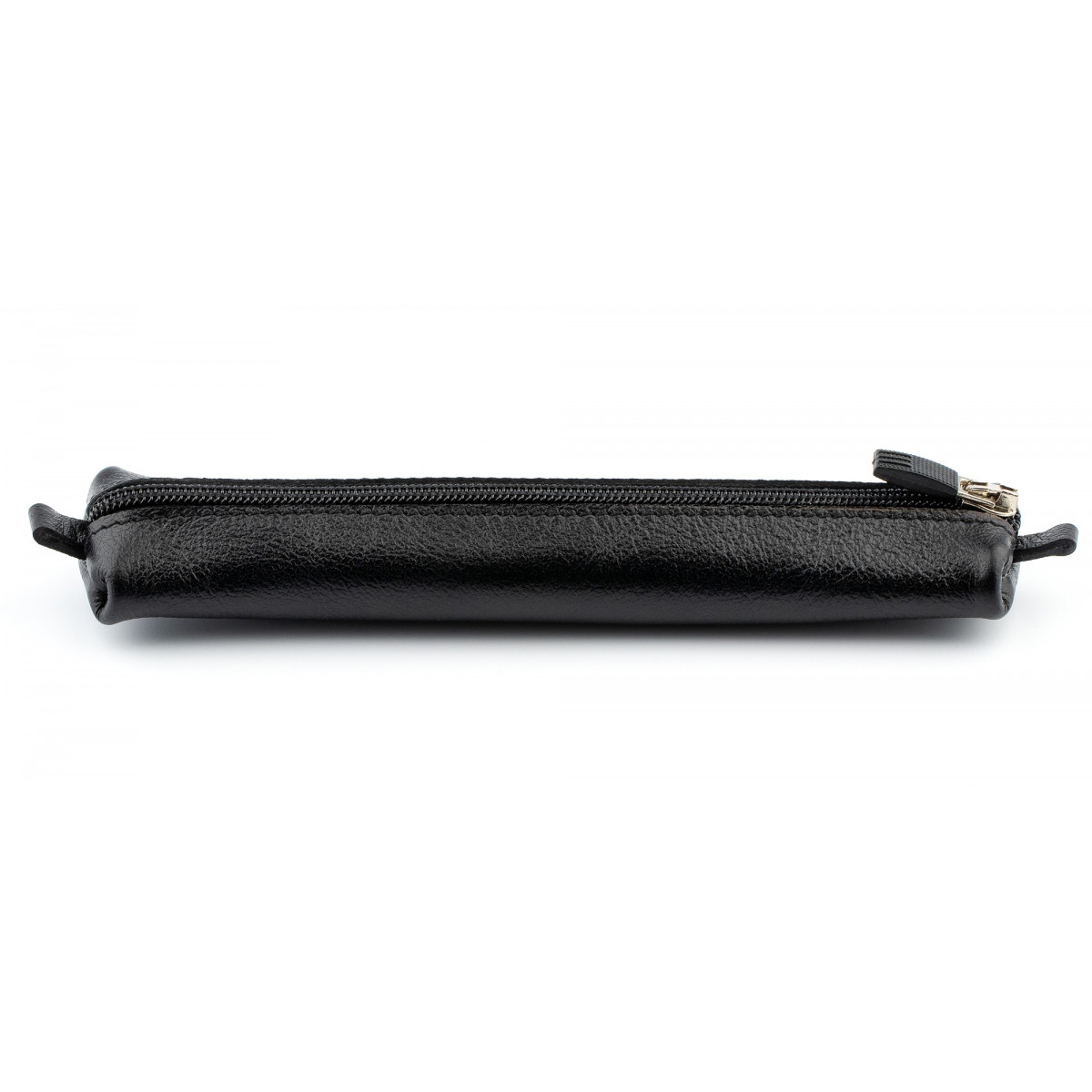 Кожаный чехол для ручки Handmade на молнии черный, h12401-black Кожаный чехол для ручки Handmade на молнии черный, артикул h12401-black. Фото 1