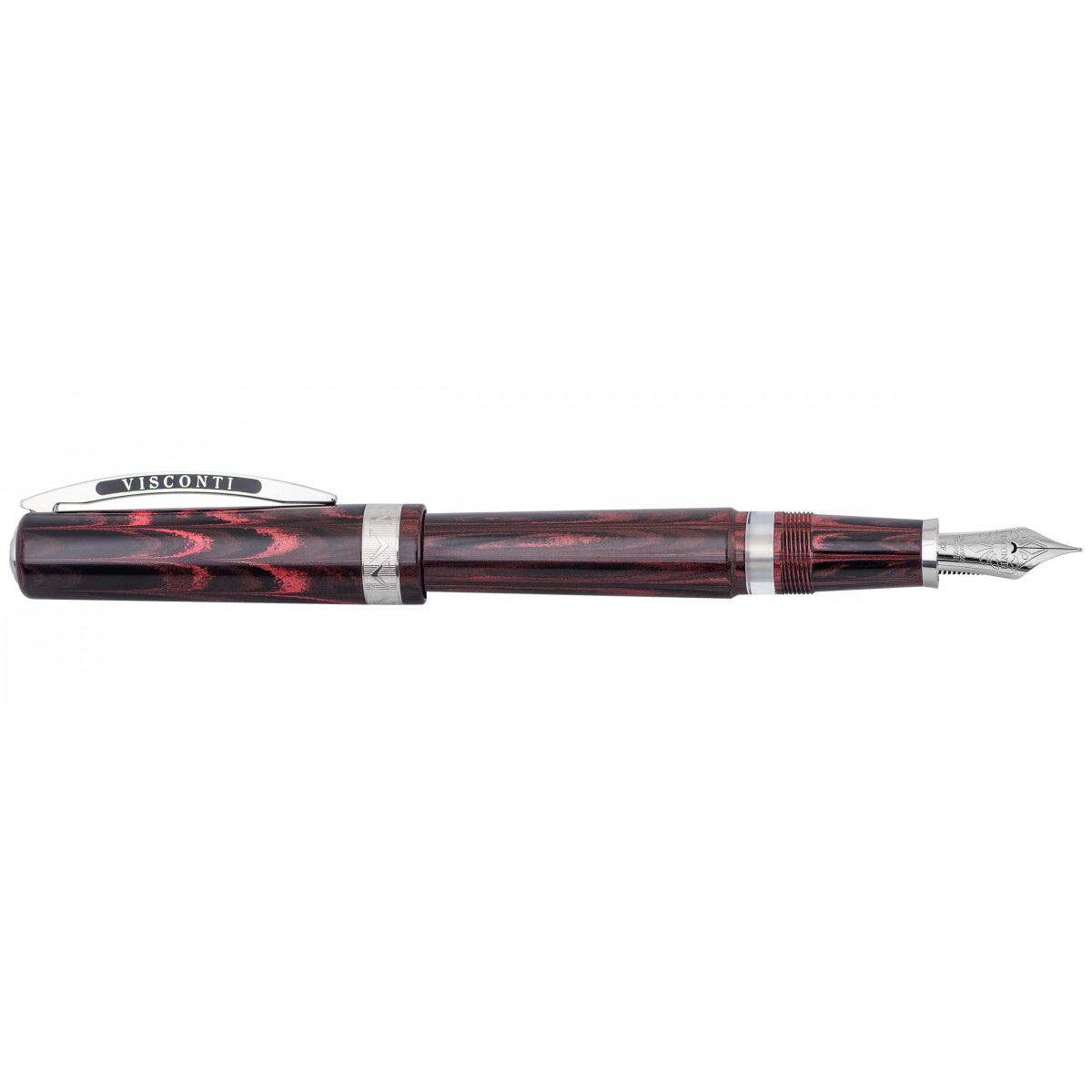 Перьевая ручка Visconti Voyager 30 Black/Red Limited Edition, артикул KP52-02-FPEF. Фото 1