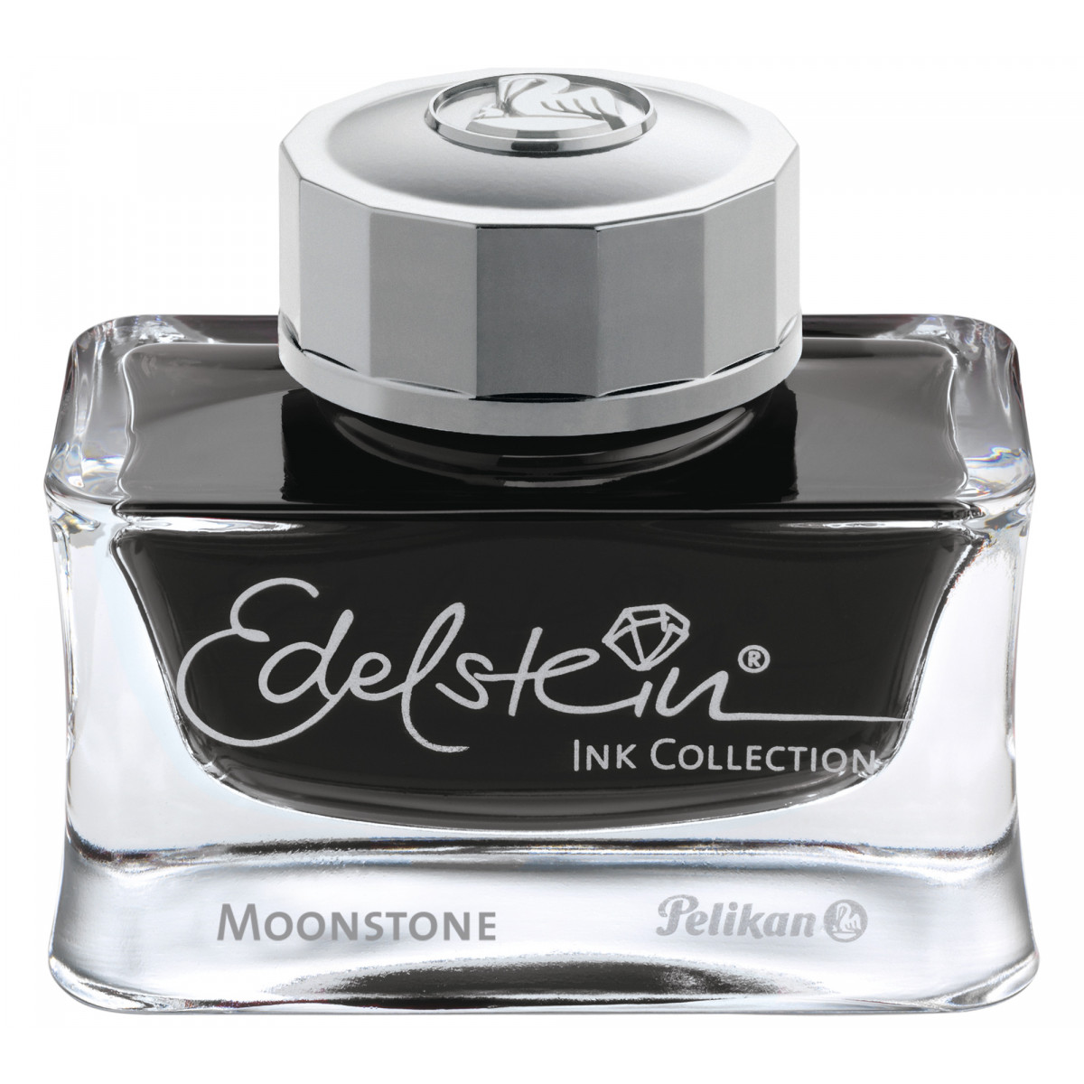 Флакон с чернилами Pelikan Edelstein Moonstone для перьевой ручки 50 мл серый, 300827 Флакон с чернилами Pelikan Edelstein Moonstone для перьевой ручки 50 мл серый, артикул 300827. Фото 1