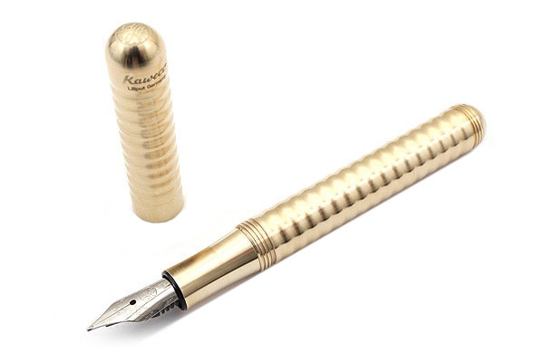 Перьевая ручка Kaweco Liliput Eco Brass Wave, артикул 10000869. Фото 3