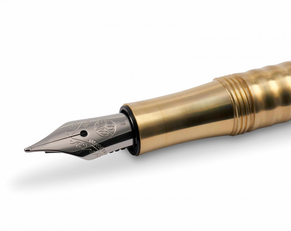Перьевая ручка Kaweco Liliput Eco Brass Wave, артикул 10000869. Фото 4