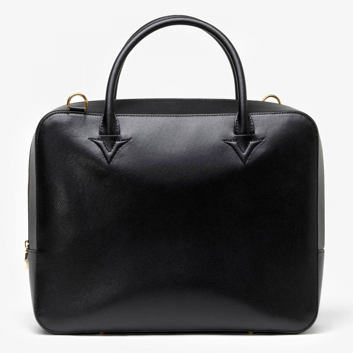 Кожаная сумка с отделением для ноутбука 13'' VSCT Visconti черная, KL13-01 Кожаная сумка с отделением для ноутбука 13'' VSCT Visconti черная, артикул KL13-01. Фото 1