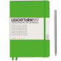 Записная книжка Leuchtturm Medium A5 Fresh Green твердая обложка 251 стр