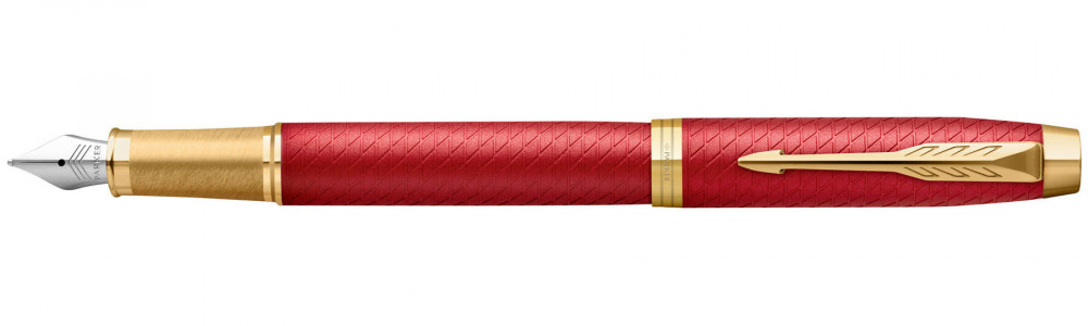 Перьевая ручка Parker IM Premium Red GT, артикул 2143650. Фото 1