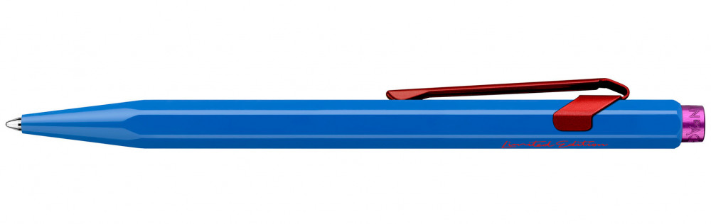 Шариковая ручка Caran d'Ache Office 849 Claim Your Style 2 Cobalt Blue, артикул 849.534. Фото 2
