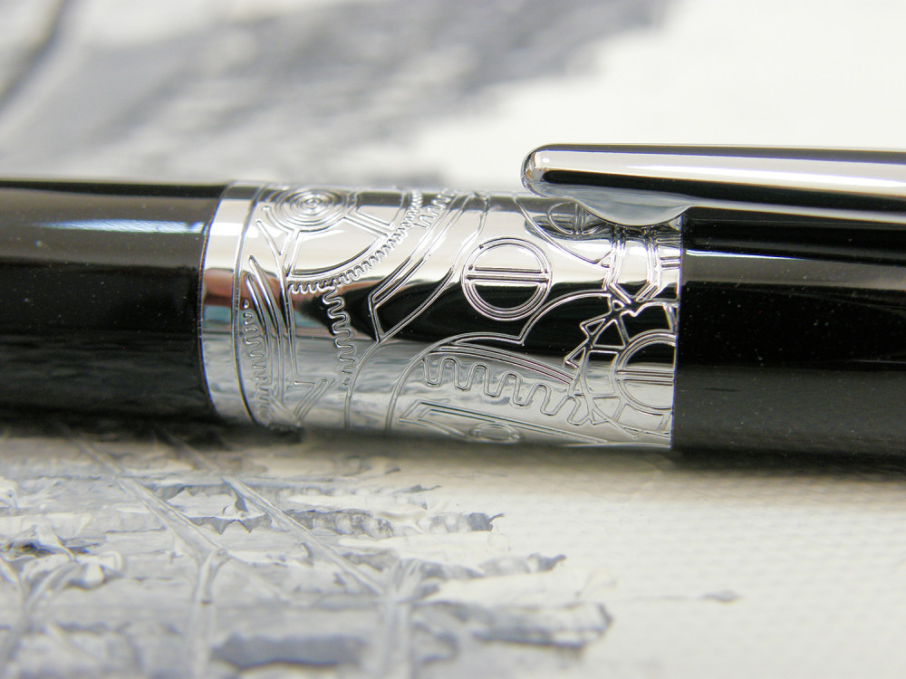 Шариковая ручка Pierre Cardin Baron черный лак хром, артикул PC2200BP. Фото 5