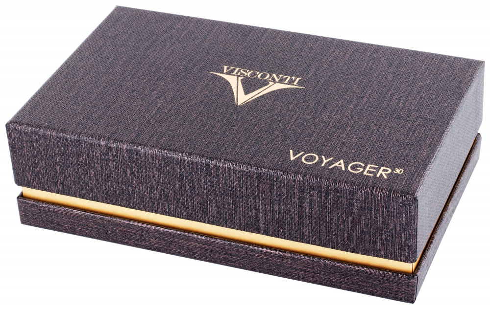 Перьевая ручка Visconti Voyager 30 Black/Orange Vermeil Limited Edition, артикул KP52-03-FPEF. Фото 7