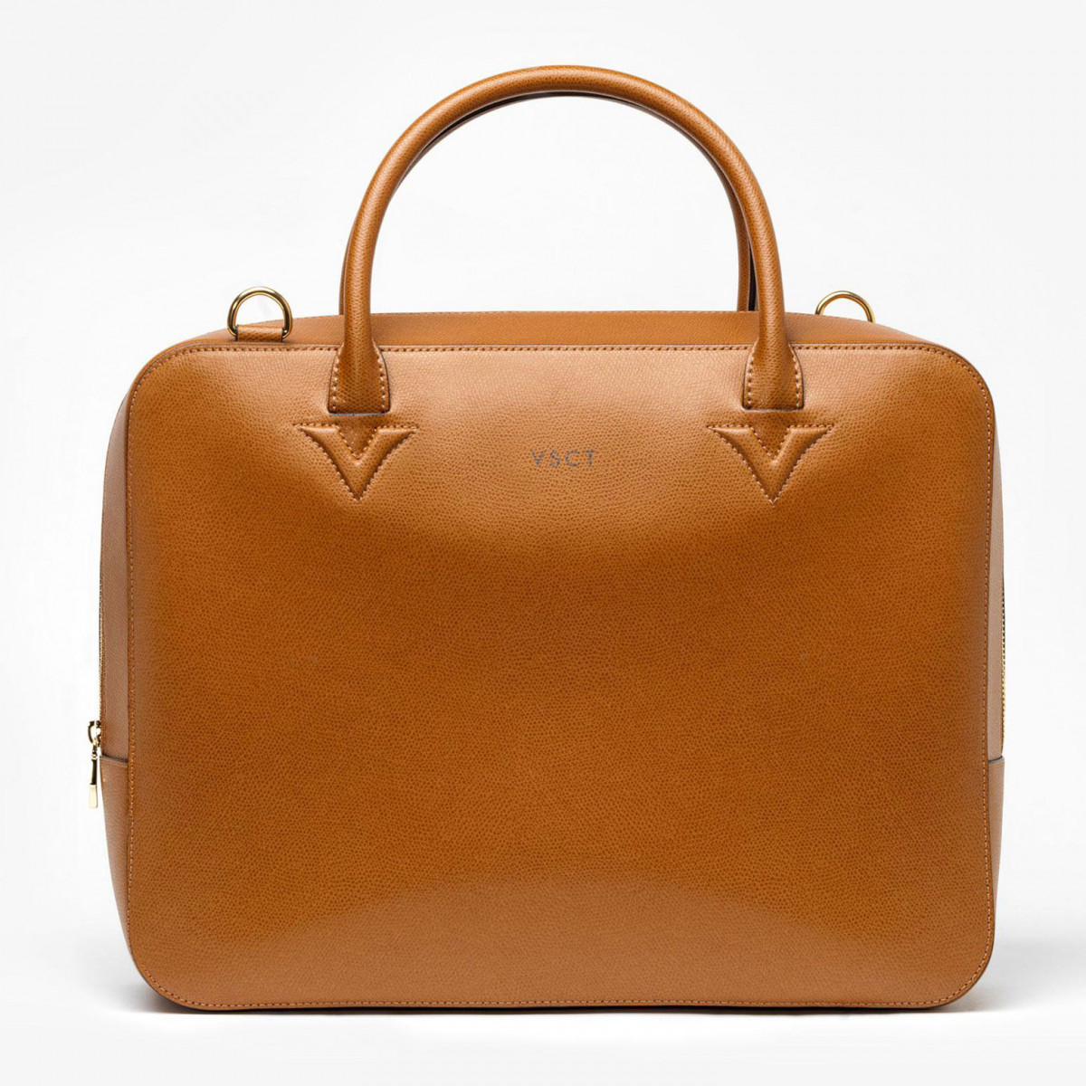 Кожаная сумка с отделением для ноутбука 13'' VSCT Visconti коньяк, KL13-04 Кожаная сумка с отделением для ноутбука 13'' VSCT Visconti коньяк, артикул KL13-04. Фото 1