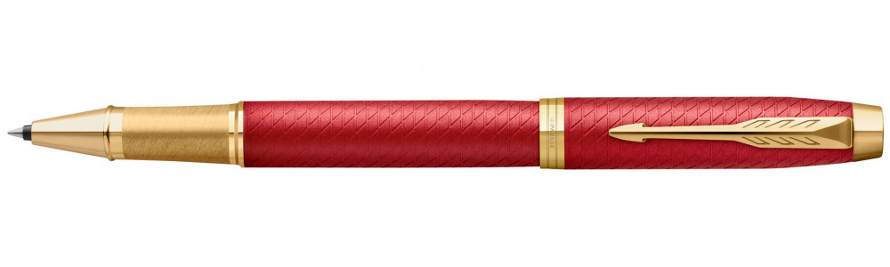 Ручка-роллер Parker IM Premium Red GT, артикул 2143647. Фото 1