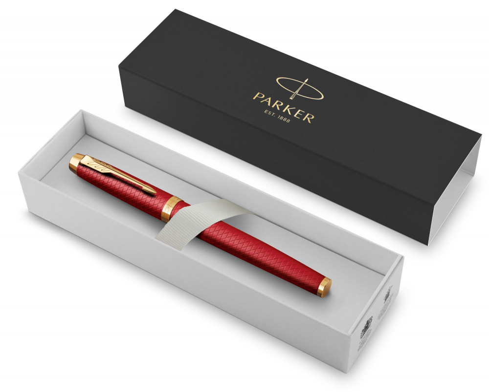 Ручка-роллер Parker IM Premium Red GT, артикул 2143647. Фото 4