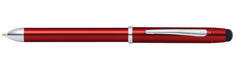 Многофункциональная ручка Cross Tech3+ Engraved Translucent Red, артикул AT0090-13. Фото 1
