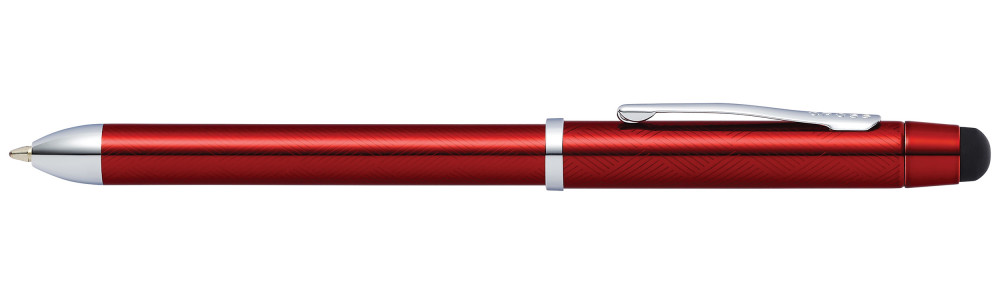 Многофункциональная ручка Cross Tech3+ Engraved Translucent Red, артикул AT0090-13. Фото 2