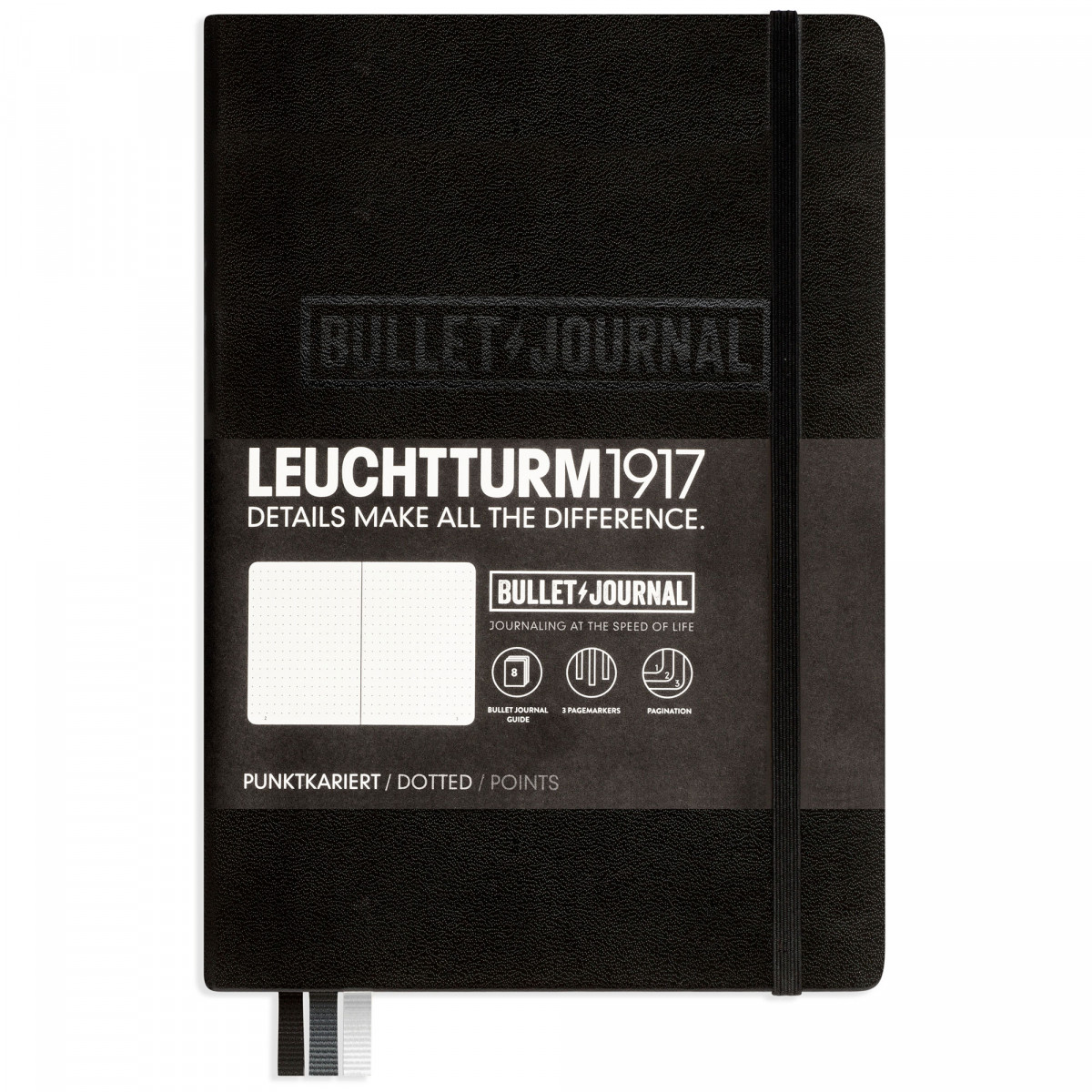 Блокнот Leuchtturm Bullet Journal Edition 1 Black, 346703 Блокнот Leuchtturm Bullet Journal Edition 1 Black, артикул 346703. Фото 1