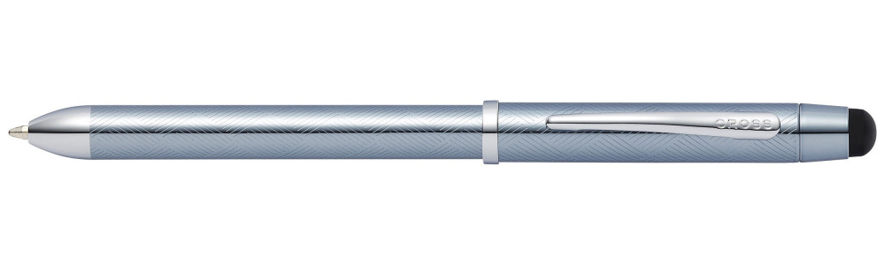 Многофункциональная ручка Cross Tech3+ Engraved Frosty Steel, артикул AT0090-14. Фото 1
