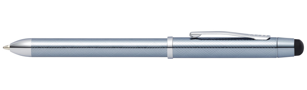 Многофункциональная ручка Cross Tech3+ Engraved Frosty Steel, артикул AT0090-14. Фото 2