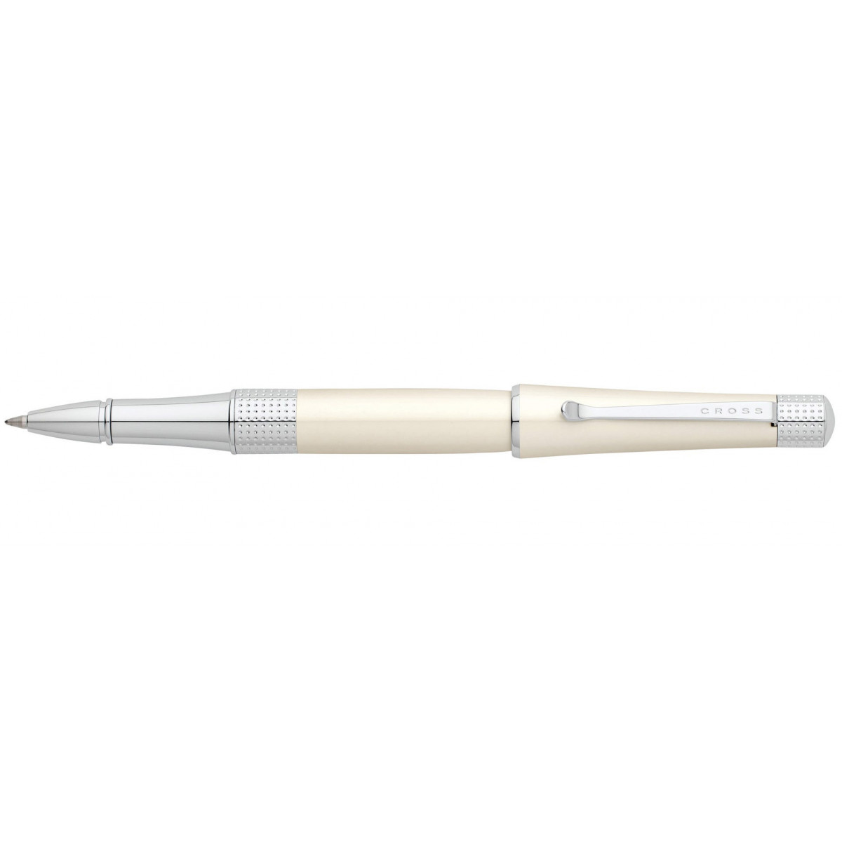 Ручка-роллер Cross Beverly White Lacquer, AT0495-2 Ручка-роллер Cross Beverly White Lacquer, артикул AT0495-2. Фото 1
