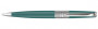 Шариковая ручка Pierre Cardin Baron морская волна хром