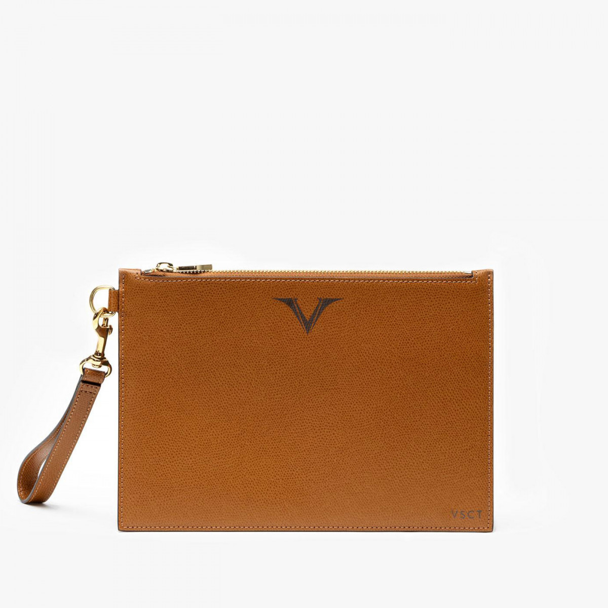 Клатч Visconti VSCT коньяк, артикул KL18-04. Фото 1