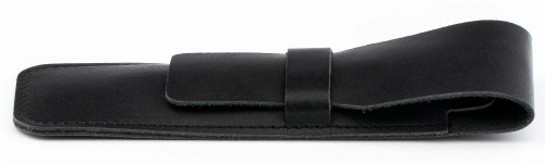 Кожаный чехол для одной ручки Handmade черный