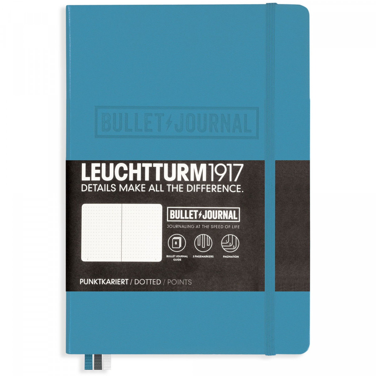 Блокнот Leuchtturm Bullet Journal Edition 1 Nordic Blue, 357675 Блокнот Leuchtturm Bullet Journal Edition 1 Nordic Blue, артикул 357675. Фото 1