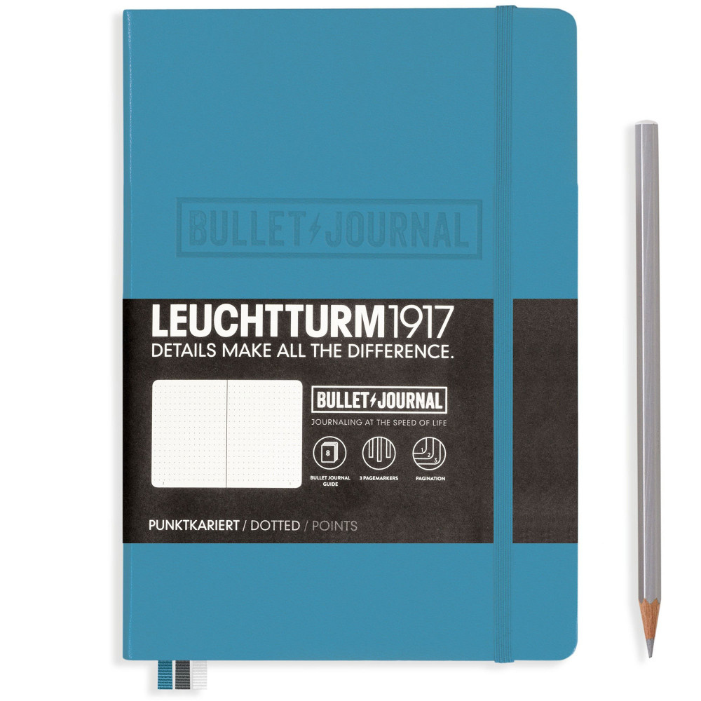 Блокнот Leuchtturm Bullet Journal Edition 1 Nordic Blue, артикул 357675. Фото 2