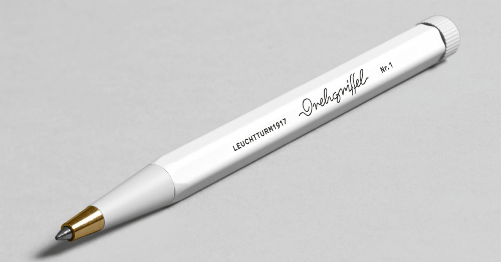 Шариковая ручка Leuchtturm Drehgriffel Nr.1 White, артикул 362451. Фото 3