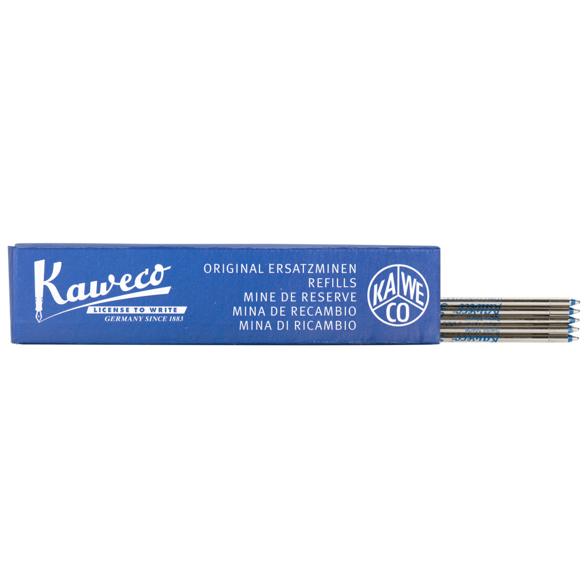 Стержень для шариковой ручки Kaweco D1 синий М (средний), 10000368 Стержень для шариковой ручки Kaweco D1 синий М (средний), артикул 10000368. Фото 1