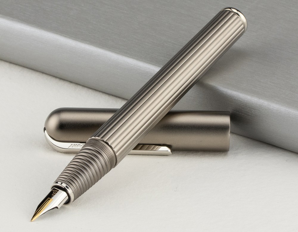 Перьевая ручка Lamy Imporium Matte Titanium, артикул 4027941. Фото 3