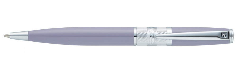 Шариковая ручка Pierre Cardin Baron лиловый лак хром, артикул PC2215BP. Фото 1