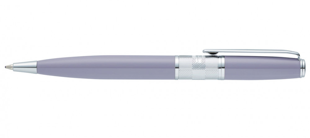 Шариковая ручка Pierre Cardin Baron лиловый лак хром, артикул PC2215BP. Фото 2