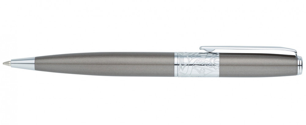 Шариковая ручка Pierre Cardin Baron оливковый лак хром, артикул PC2201BP. Фото 2