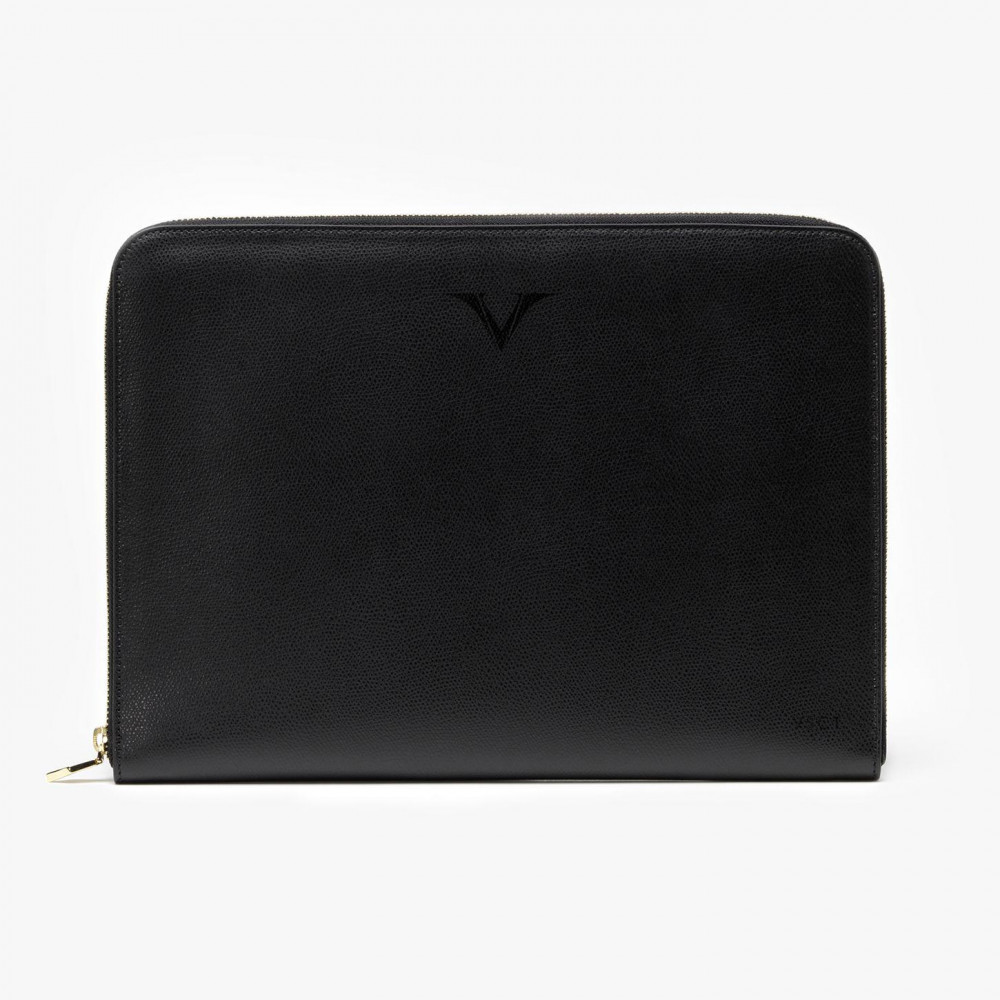 Кожаный чехол для ноутбука 13'' Visconti VSCT черный, артикул KL15-01. Фото 1